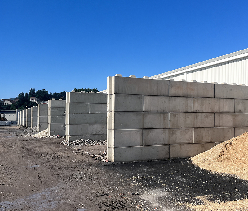 Bloc béton empilable