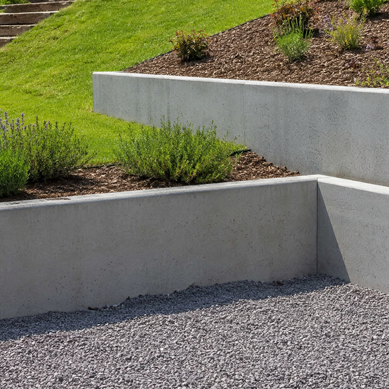 Soutènement de terres pour les terrains et jardins (ex. restanques, création de terrasses…)